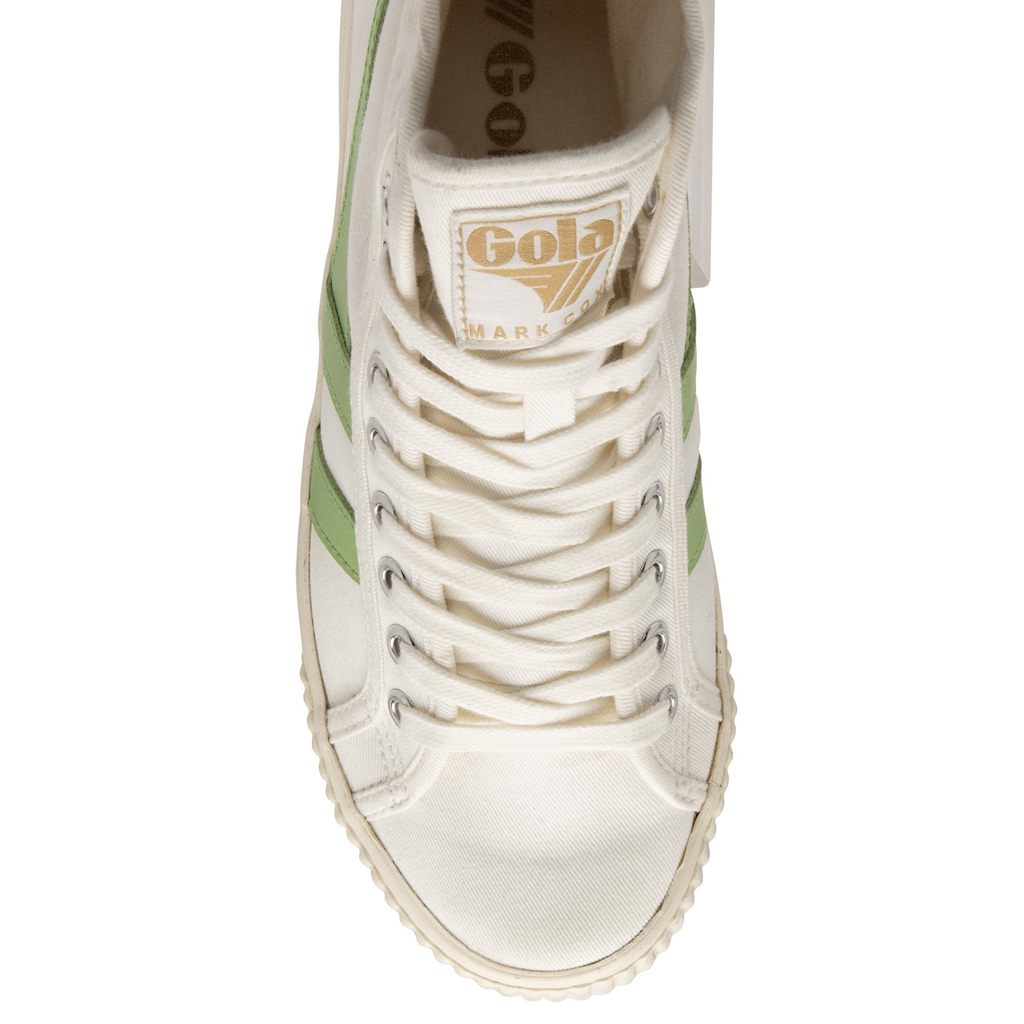 Gola Vegan Classics Tennis Mark Cox High Sneakers Hvite Grønn Norge | DRFPWH-378