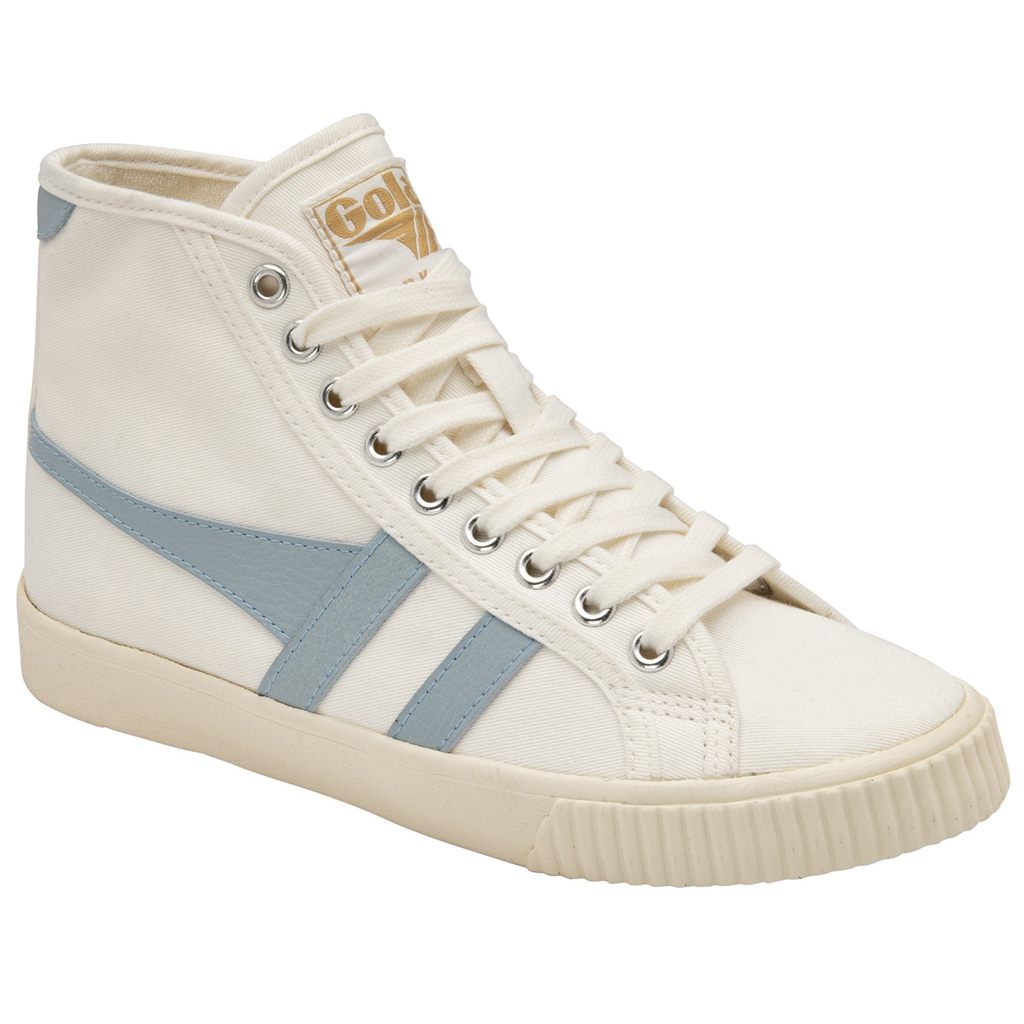 Gola Vegan Classics Tennis Mark Cox High Sneakers Hvite Blå Norge | HUSMZT-591