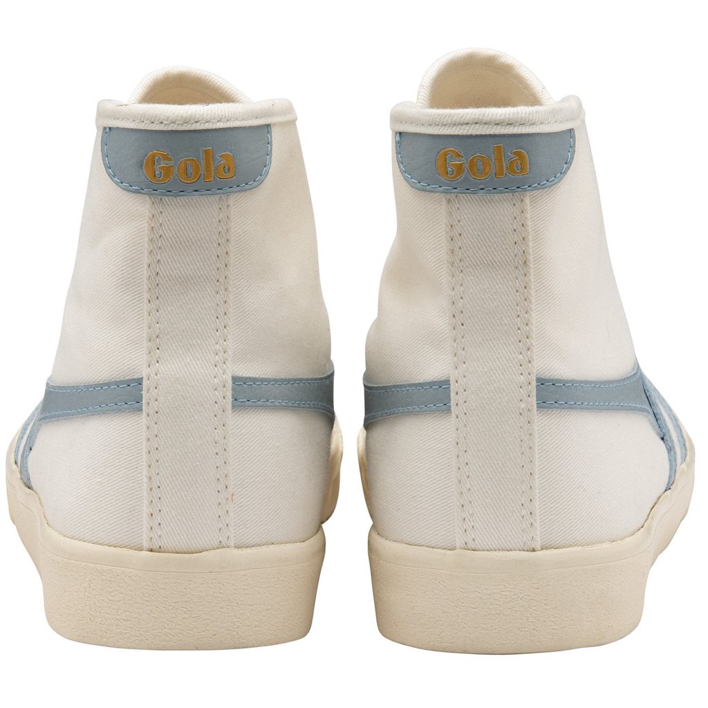 Gola Vegan Classics Tennis Mark Cox High Sneakers Hvite Blå Norge | HUSMZT-591