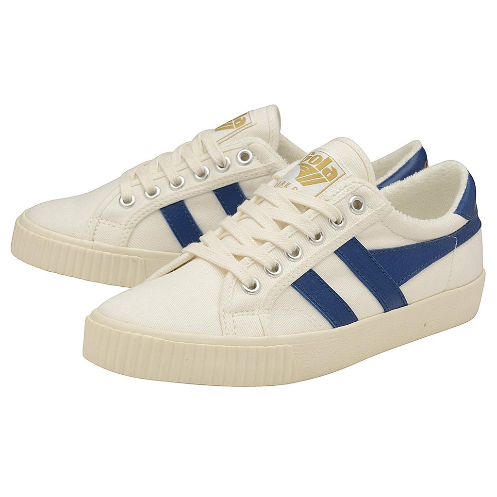 Gola Vegan Classics Tennis Mark Cox Sneakers Hvite Blå Norge | MJIPFS-739