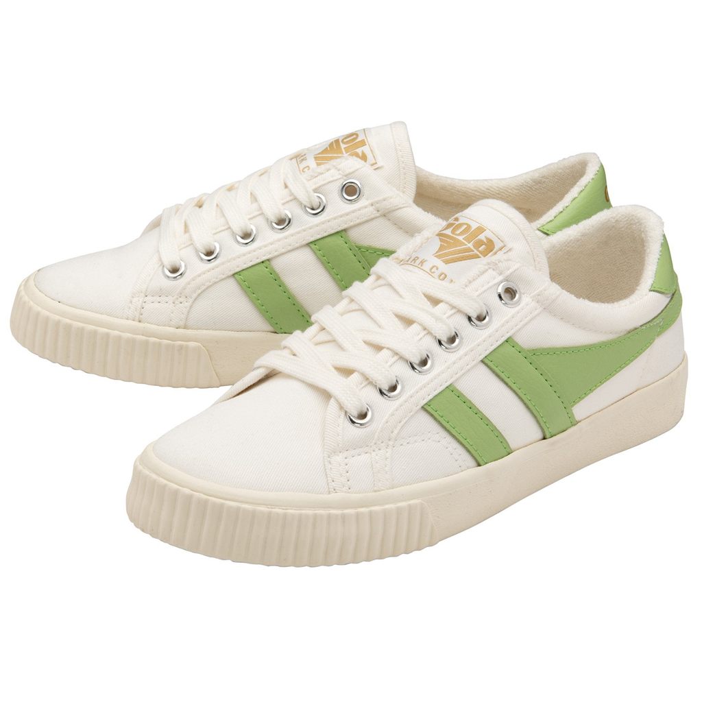 Gola Vegan Classics Tennis Mark Cox Sneakers Hvite Grønn Norge | SIDWON-027