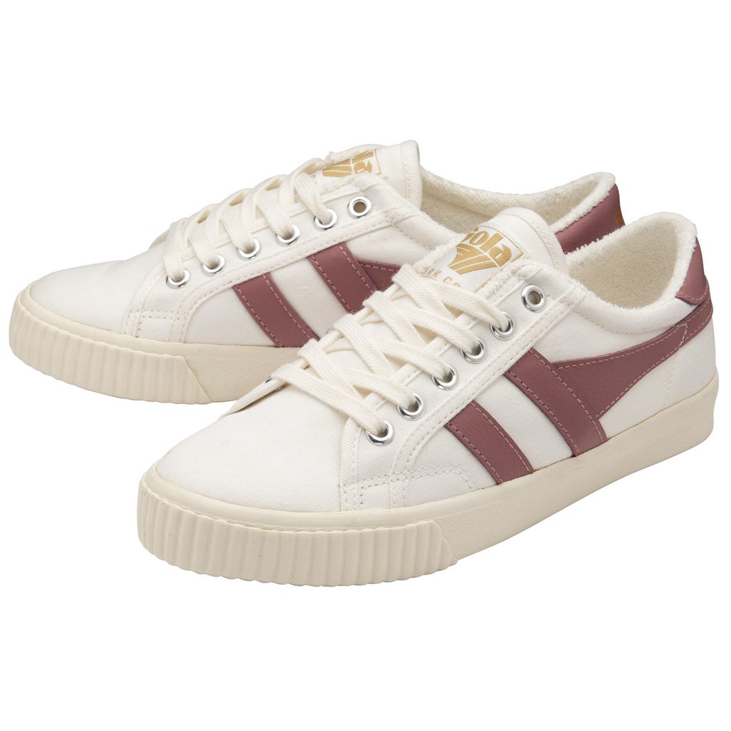 Gola Vegan Classics Tennis Mark Cox Sneakers Hvite Rosa Norge | UJFEVS-253
