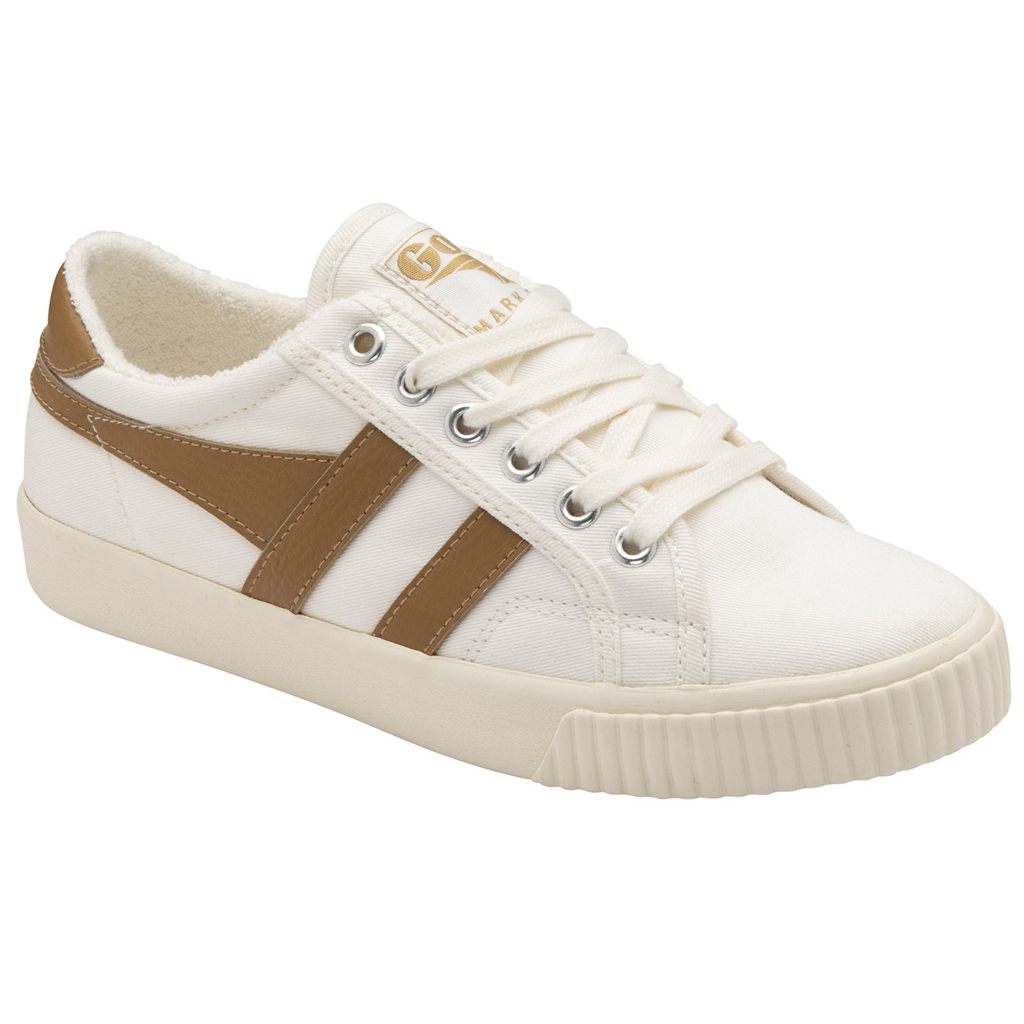 Gola Vegan Classics Tennis Mark Cox Sneakers Hvite Brune Norge | MGJXSQ-891