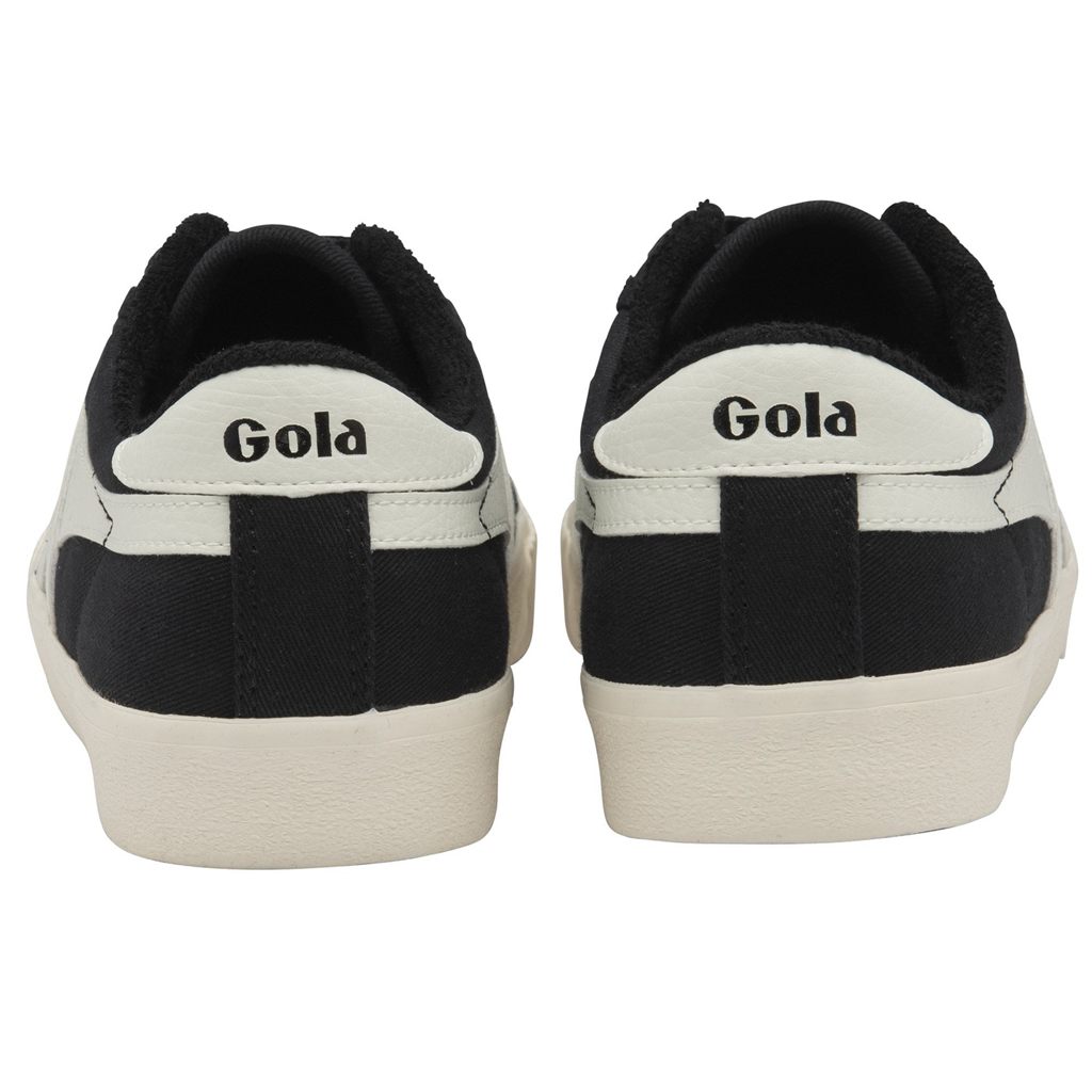 Gola Vegan Classics Tennis Mark Cox Sneakers Svarte Hvite Norge | IZXSDT-594