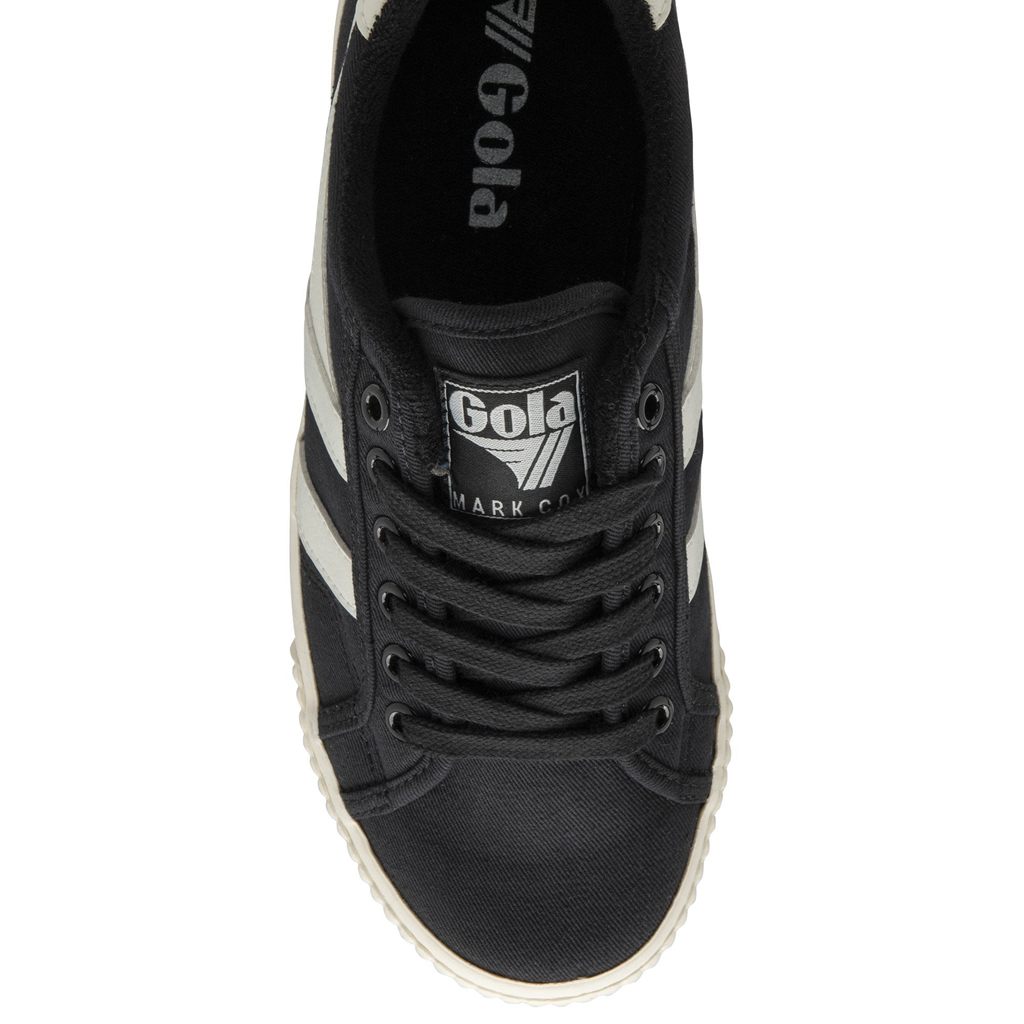 Gola Vegan Classics Tennis Mark Cox Sneakers Svarte Hvite Norge | IZXSDT-594