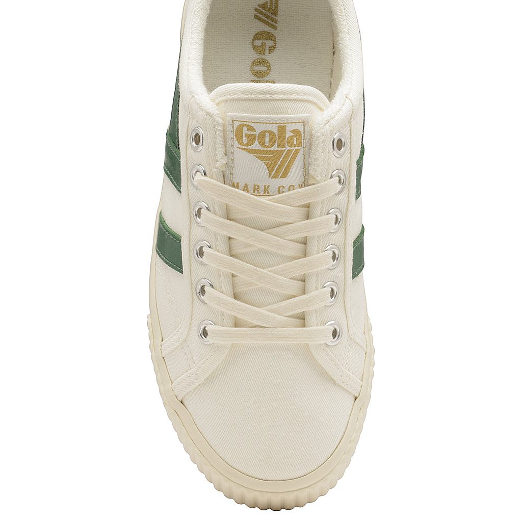 Gola Vegan Classics Tennis Mark Cox Sneakers Hvite Mørke Grønn Norge | ZHQLRW-369