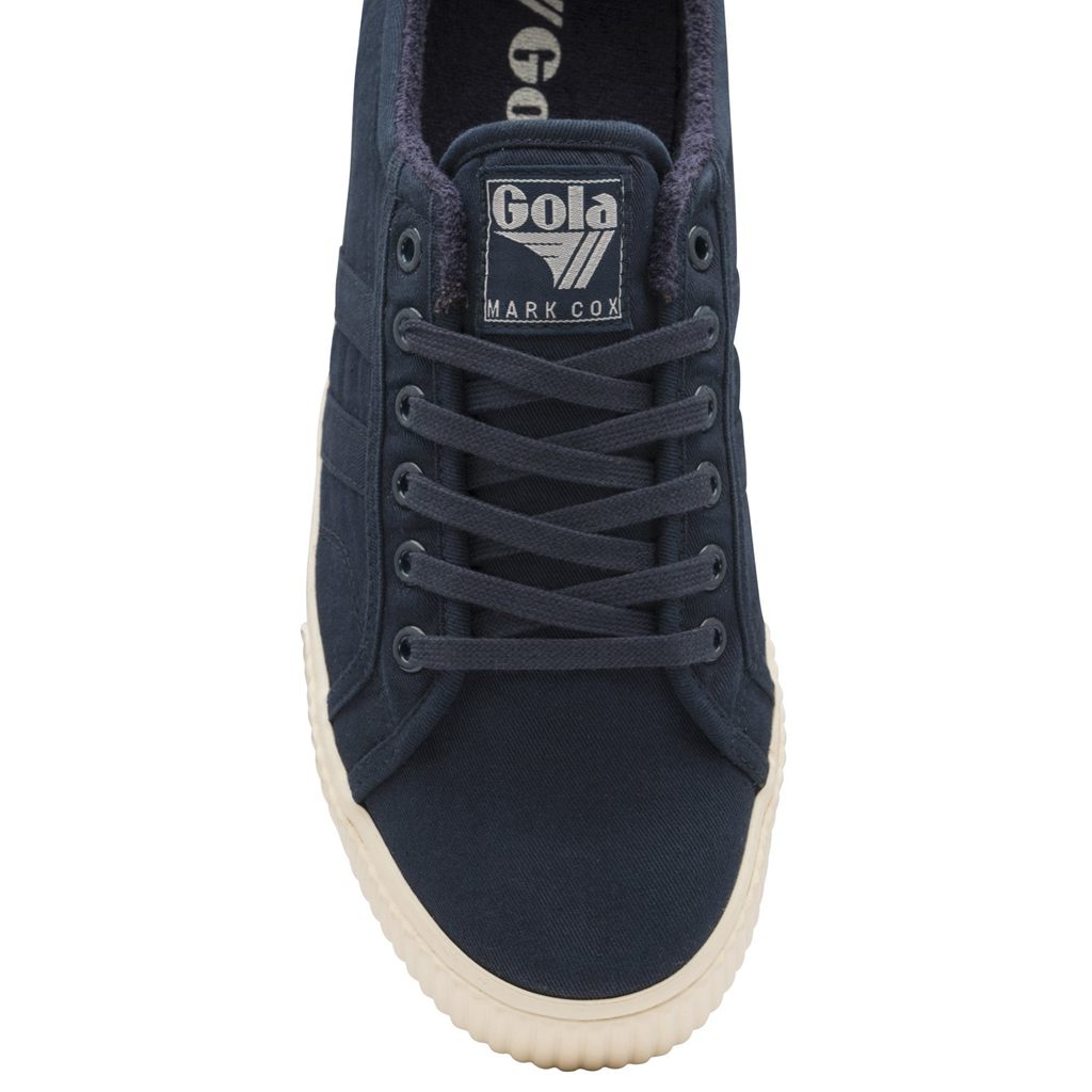 Gola Vegan Classics Tennis Mark Cox Wash Sneakers Marineblå Marineblå Norge | NLVMQG-851